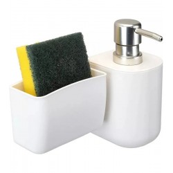 Porta Detergente E Bucha Branco Linha Suspensa 3m Branco